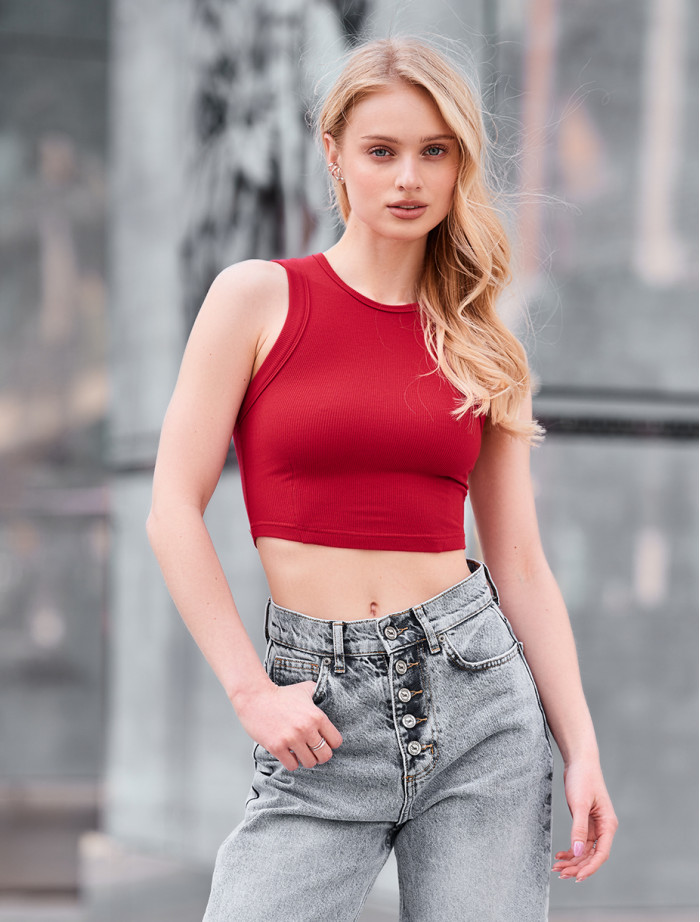 Top de damă Staff xn red