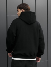 Hanorac Staff black oversize fleece