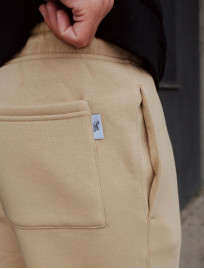 Pantaloni de trening Staff pa beige fleece