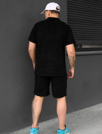 Set de vară tricou + pantaloni scurți Staff ch black