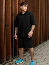Set cămașă de vară + pantaloni scurți Staff of black