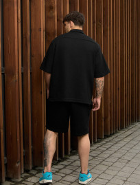 Set cămașă de vară + pantaloni scurți Staff of black