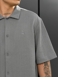 Set cămașă de vară + pantaloni scurți Staff of gray