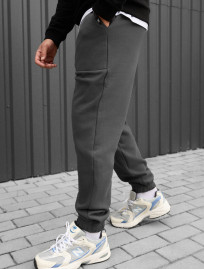 Pantaloni de trening Staff gray fleece