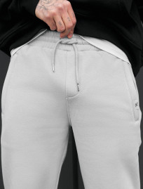 Pantaloni de trening Staff lak light gray fleece