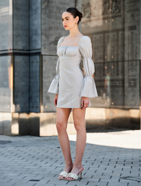 Rochie marry light gray