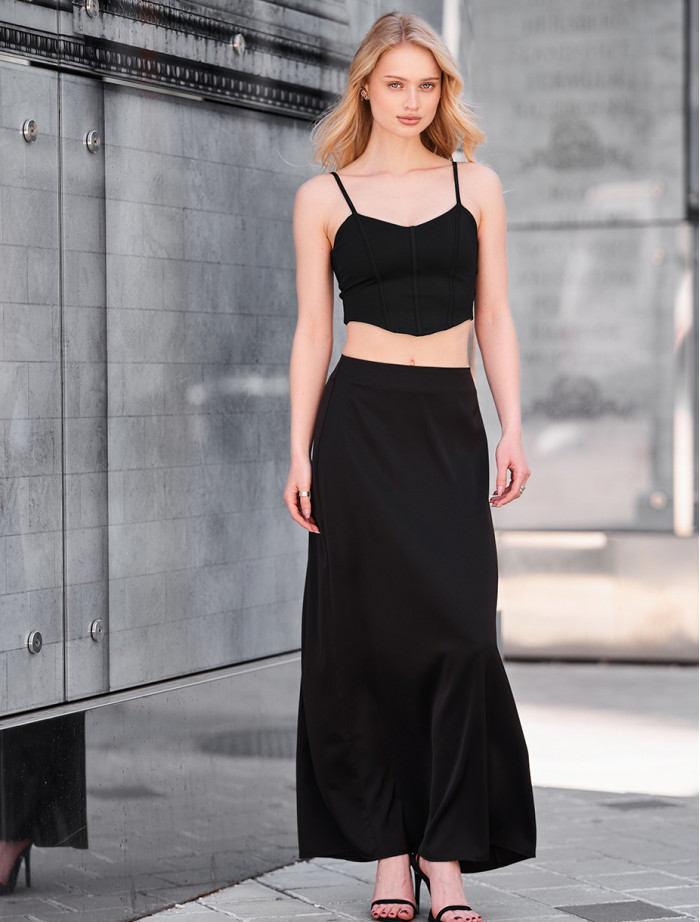 Fustă de damă Staff alb black