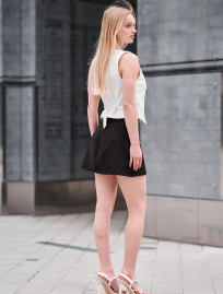 Fustă-pantaloni scurți de damă Staff tia black