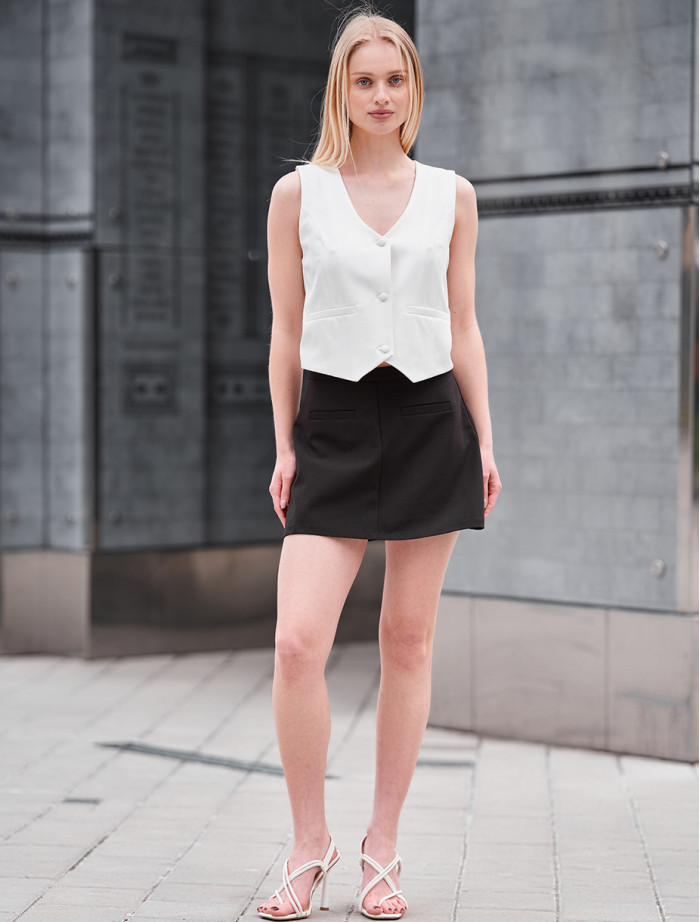 Fustă-pantaloni scurți de damă Staff tia black