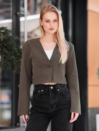 Jachetă de damă Staff tel brown
