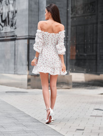 Rochie Staff sw white flowers