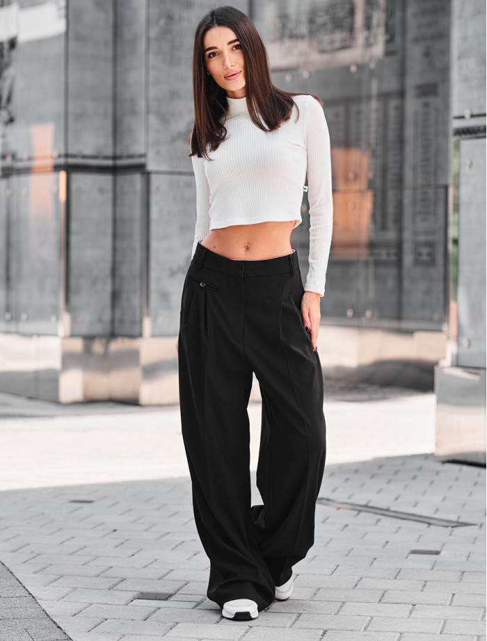 Pantaloni de damă Staff tai black