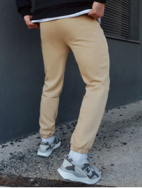 Pantaloni de trening Staff beige fleece
