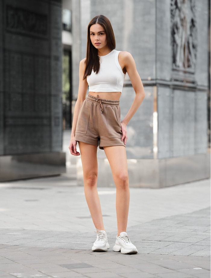 Pantaloni scurți Staff do brown