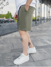 Pantaloni scurți tricotați Staff khaki