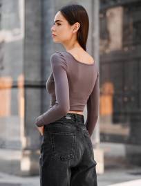 Top de damă Staff id gray