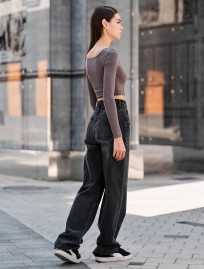 Top de damă Staff id gray