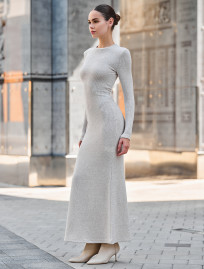 Rochie Staff lynix light gray beige