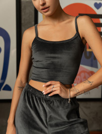 Pijamale de damă Staff mi dark gray