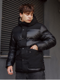 Geacă de iarnă Staff mp black