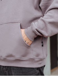 Hanorac Staff dark purple oversize fleece