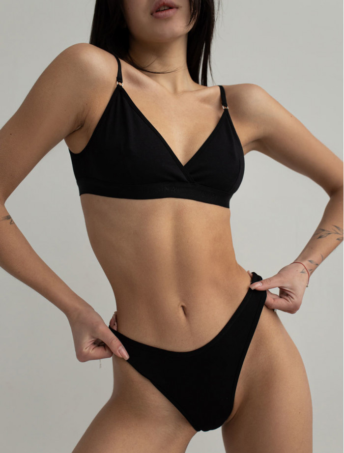 Жіночий топ Staff att black