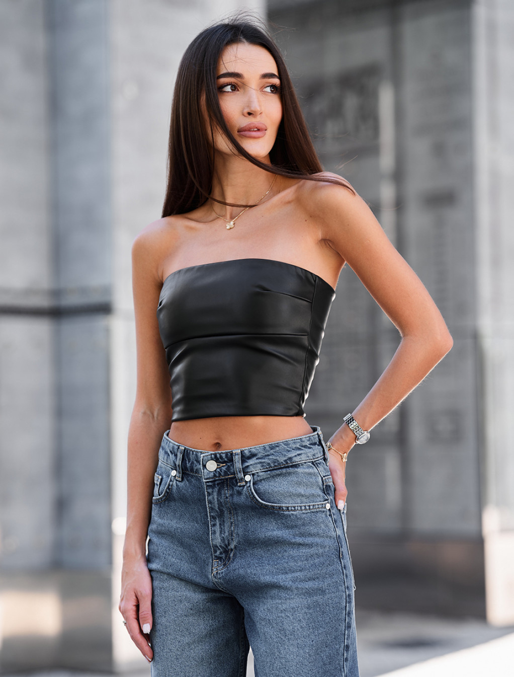 Top de damă Staff mi black