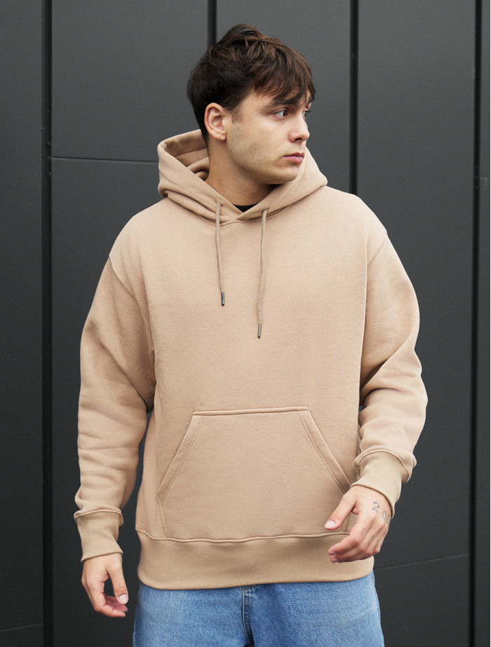 Hanorac Staff beige oversize fleece