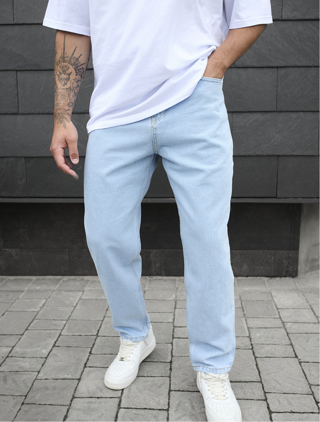 Blugi Staff light blue regular