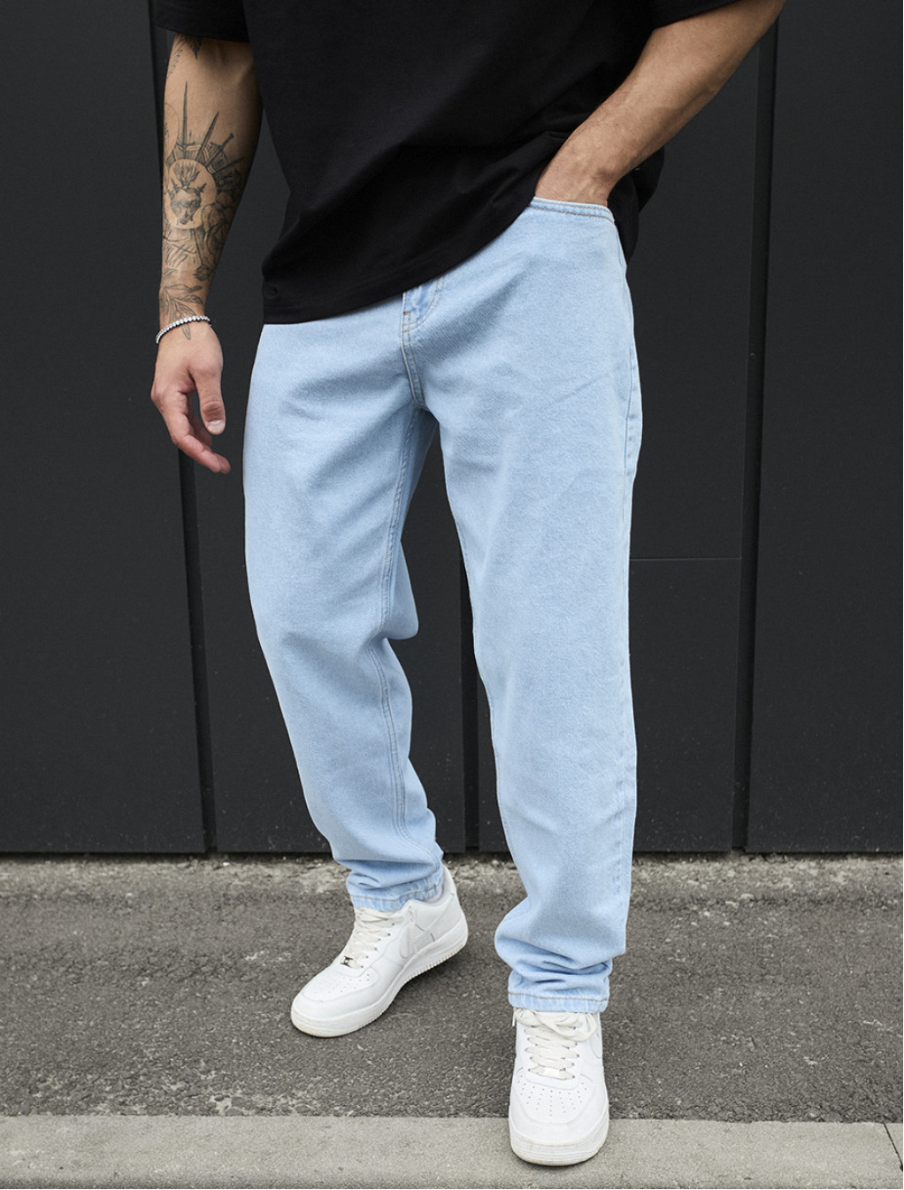 Blugi Staff light blue regular