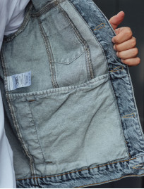 Jachetă din denim Staff 02 light blue