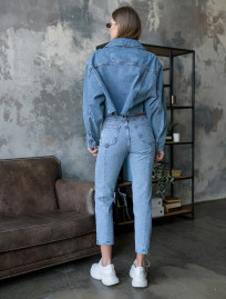 Jachetă denim de damă Staff blue