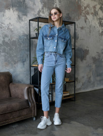 Jachetă denim de damă Staff blue
