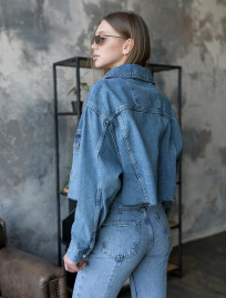 Jachetă denim de damă Staff blue