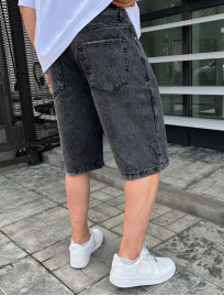 Pantaloni scurți din denim Staff baggy c3 gray