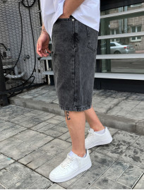 Pantaloni scurți din denim Staff baggy c3 gray