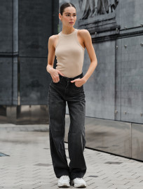 Top de damă Staff hop beige