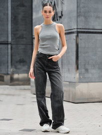 Top de damă Staff hop gray