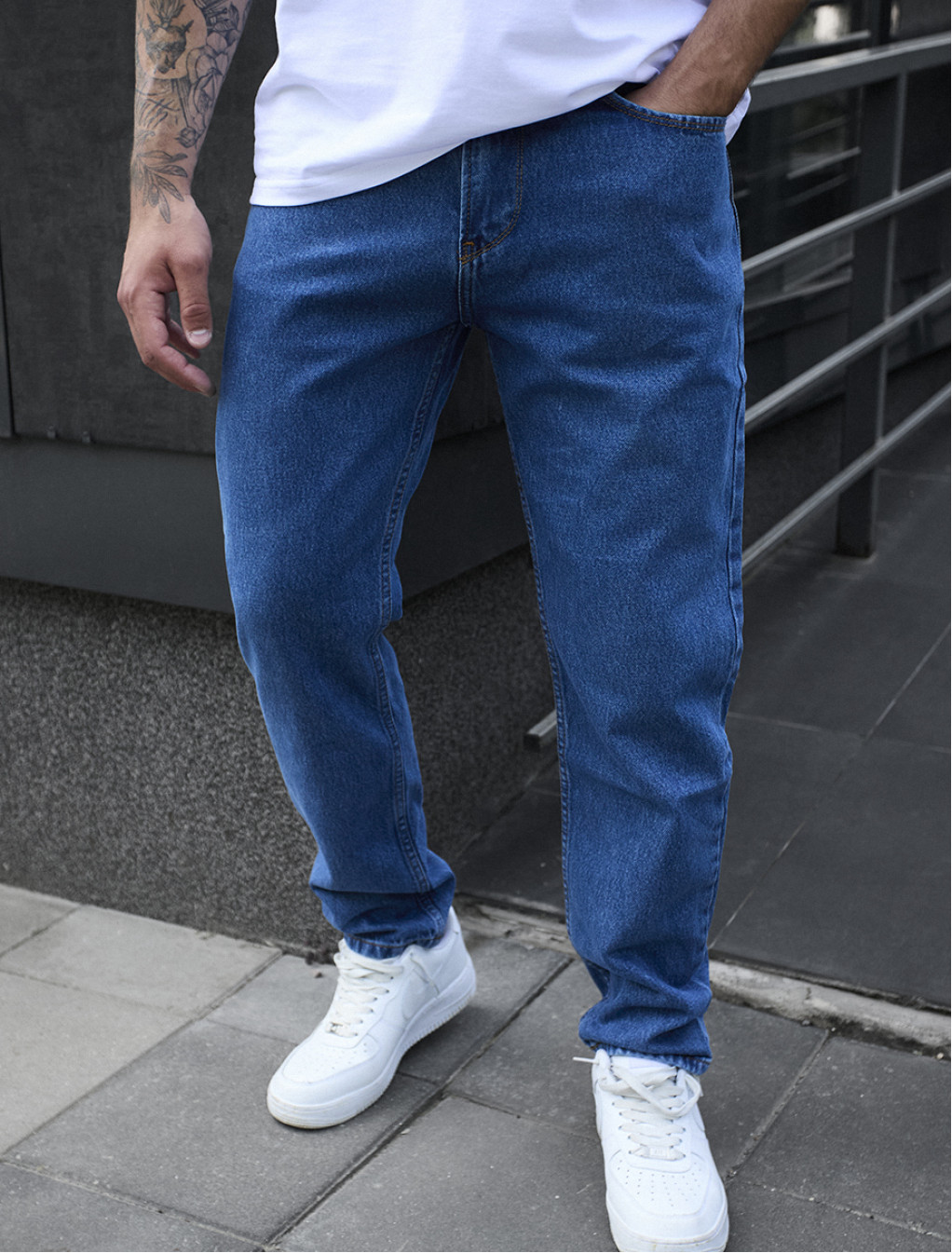 Blugi Staff 75 blue slim