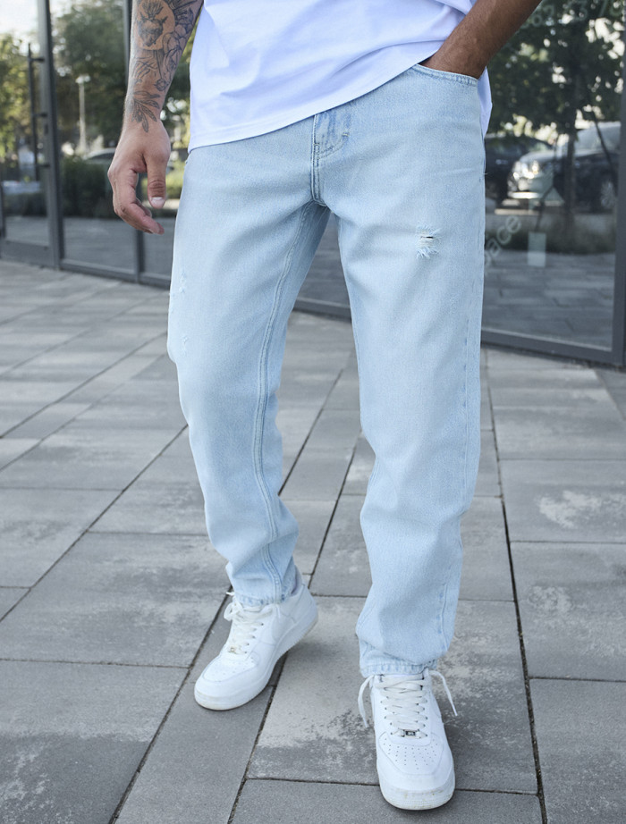 Blugi Staff 22 light blue regular