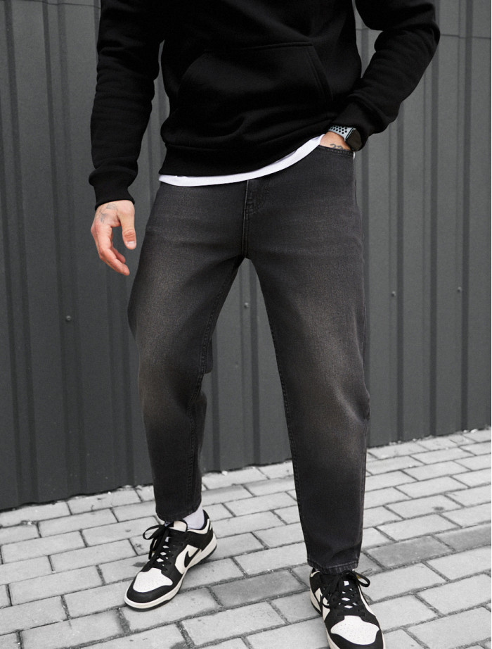 Blugi Staff 2 baggy dark gray