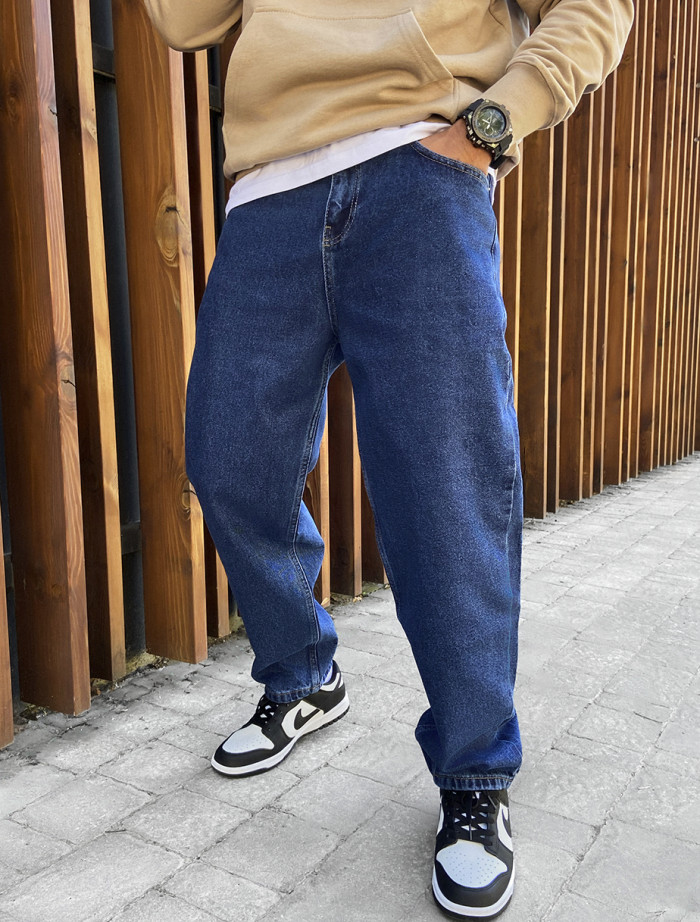 Blugi Staff navy baggy