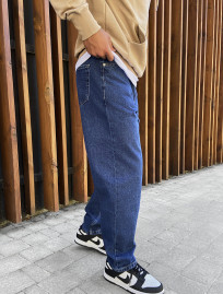 Blugi Staff navy baggy