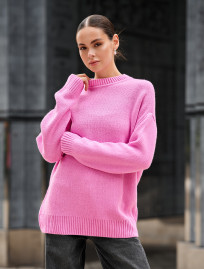 Pulover tricotat de damă Staff isa pink