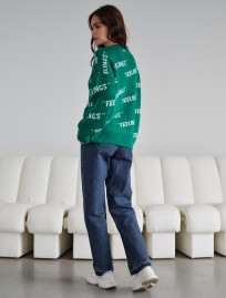 Bluză de damă Staff feelings green oversize