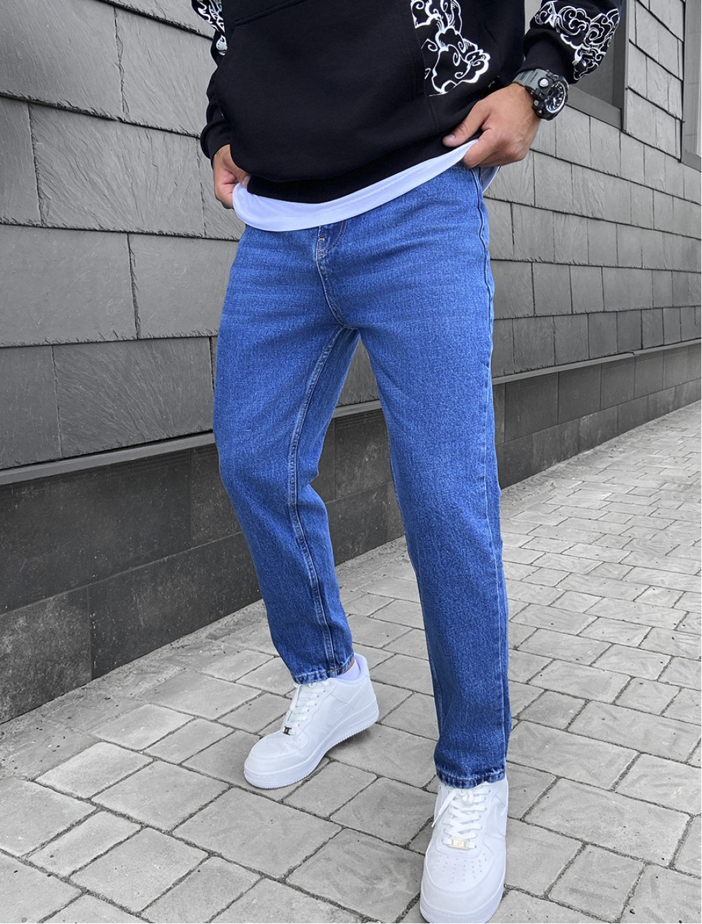 Blugi Staff blue slim