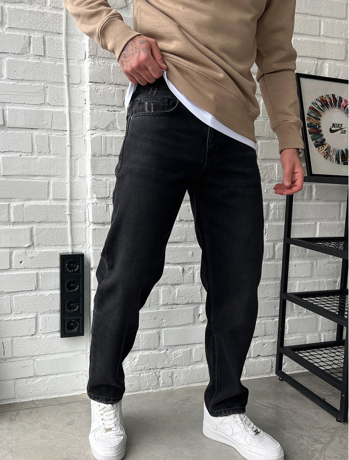 Blugi izolați Staff black regular