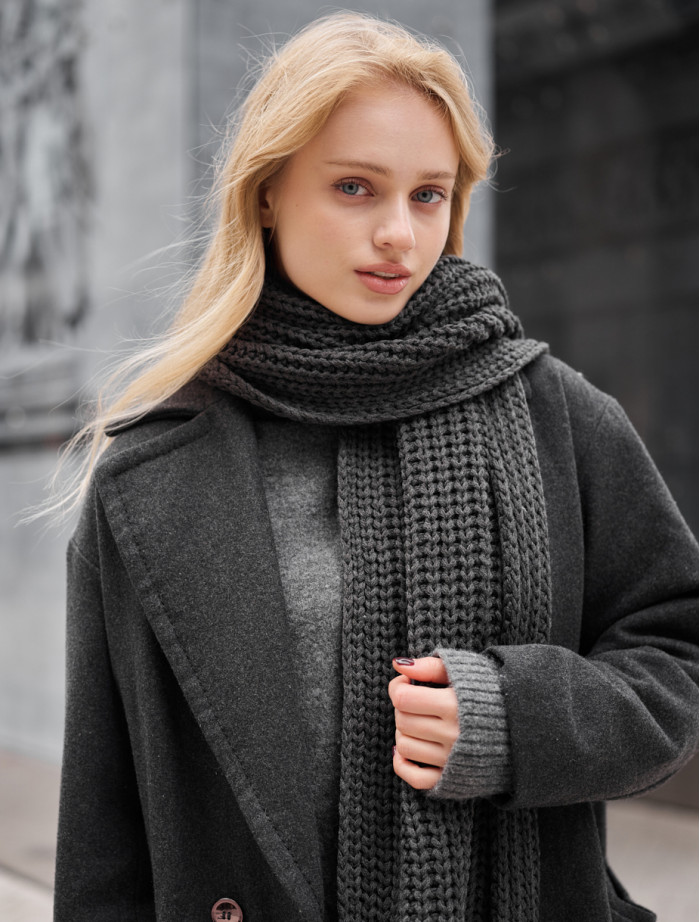 Fular de damă Staff so gray