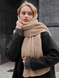Fular de damă Staff so beige