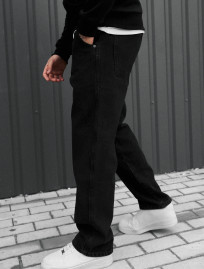 Blugi Staff 3 black baggy